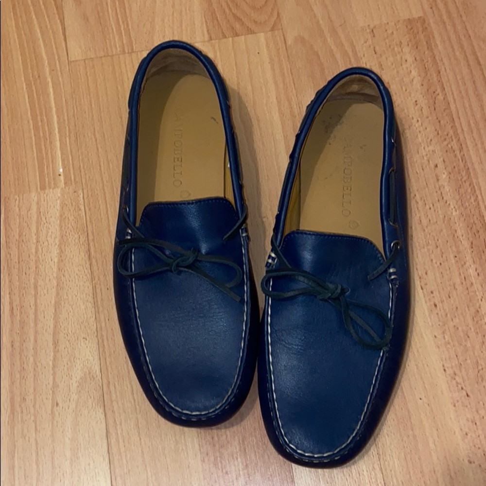 Campo bello blue driving shoe